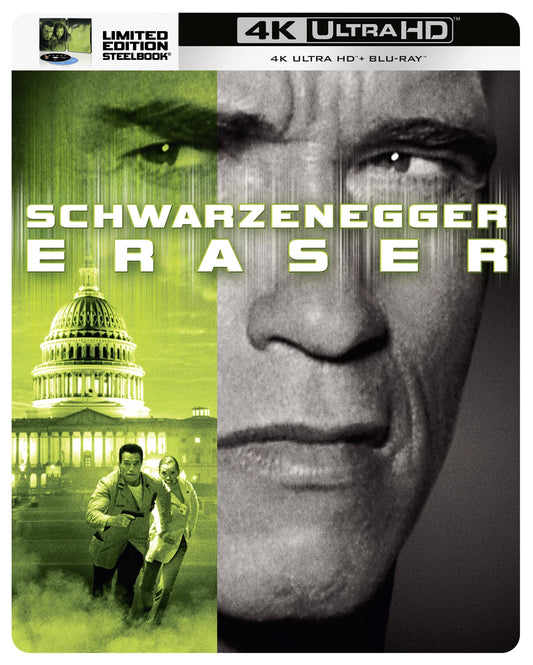 Eraser UHD SteelBook (4K Ultra HD) (1996) - PRE-ORDER-29-JUNE-2026