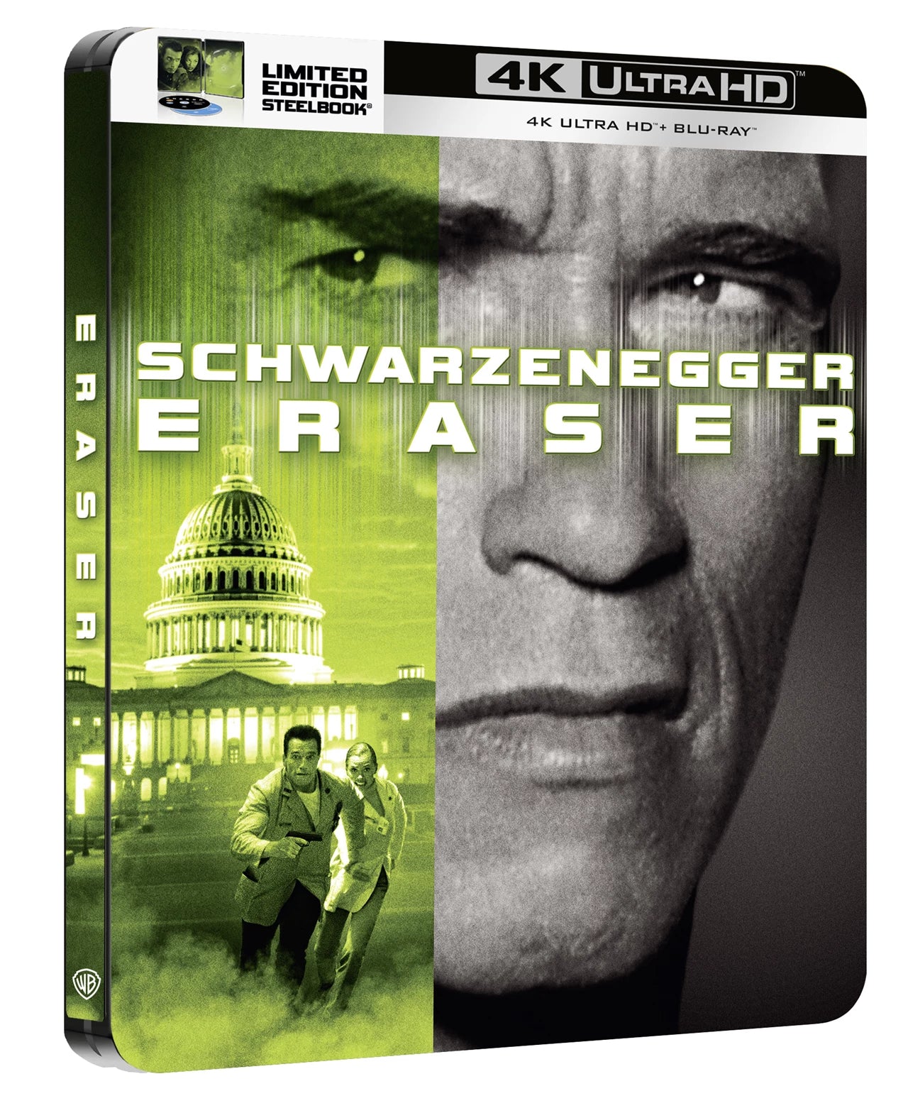 Eraser UHD SteelBook (4K Ultra HD) (1996) - PRE-ORDER-29-JUNE-2026