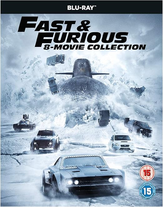 The fast & Furious 8-Film Collection 1-8 Blu-Ray