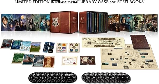 Harry Potter 25th Ann. SteelBook Library Case - PRE-ORDER-5-OCTOBER-2026