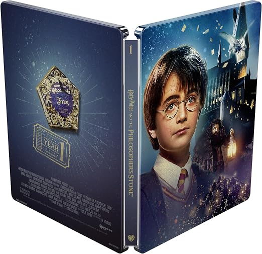 Harry Potter 25th Ann. SteelBook Library Case - PRE-ORDER-5-OCTOBER-2026
