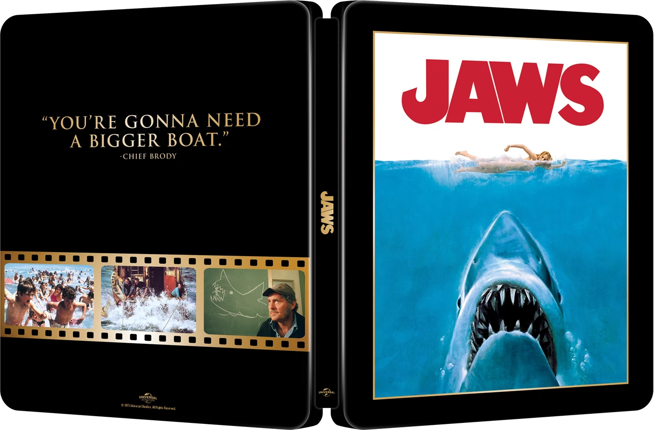 Jaws: Theatrical Poster 4K UHD & Blu-Ray Steelbook (2026)