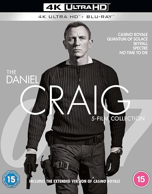 JAMES BOND: DANIEL CRAIG COLLECTION (21 - 25) - UHD