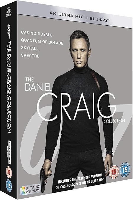 JAMES BOND: DANIEL CRAIG QUAD COLLECTION (21 - 24) - UHD