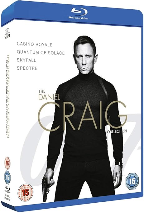 JAMES BOND: DANIEL CRAIG QUAD COLLECTION (21 - 24) - Blu-ray