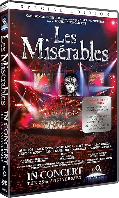 Les Miserables 25th Anniversary DVD