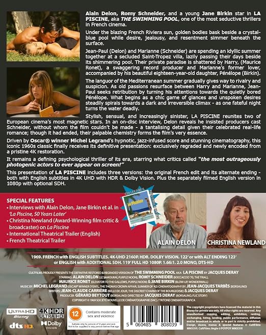 La Piscine AKA The Swimming Pool [4k UHD] - Pre-Order-30-November-2026