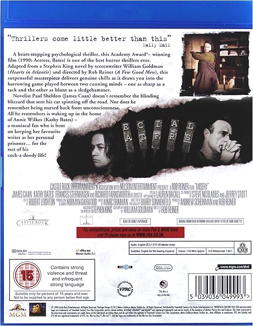 MISERY - Blu-ray