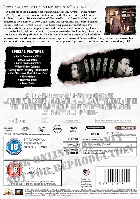 MISERY - DVD