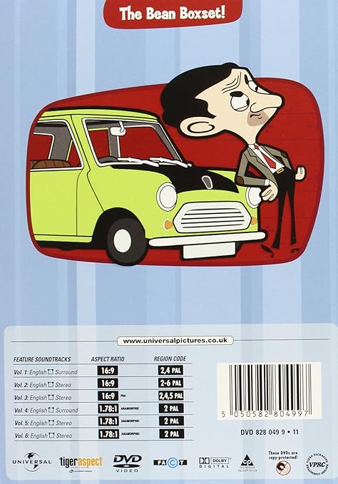 MR BEAN ANIMATED V1-6 DVD