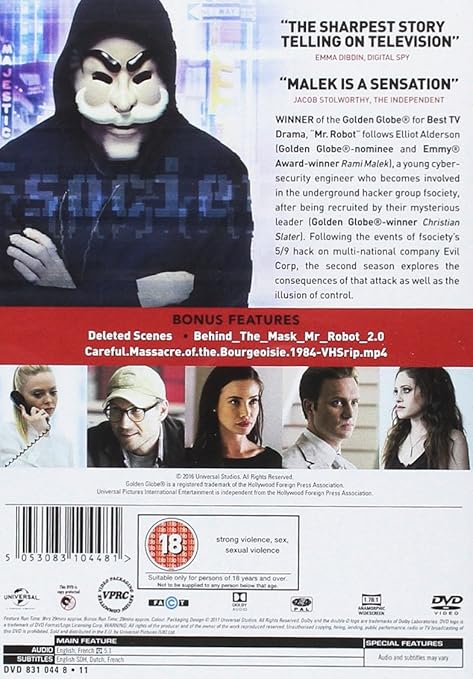 Mr. Robot - Season 2 DVD