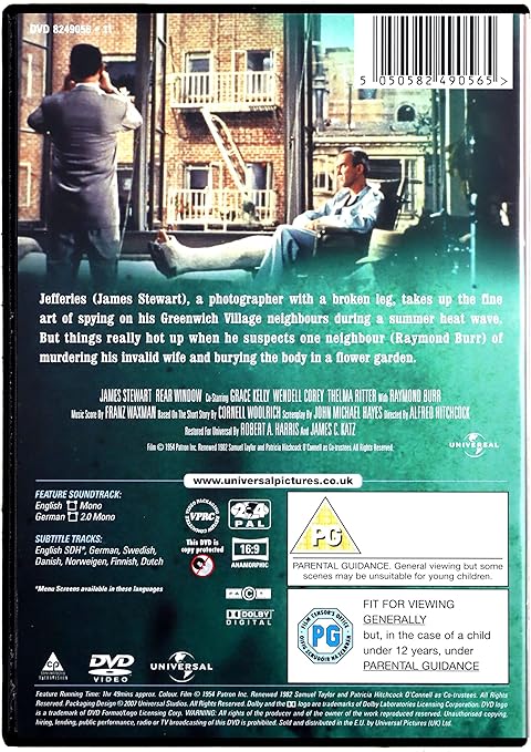 REAR WINDOW DVD/AWR