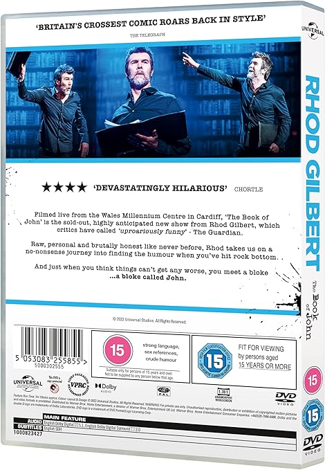 RHOD GILBERT BOOK OF JOHN DVD