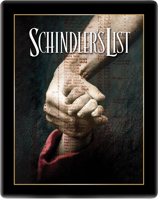 Schindler's List: Theatrical Poster 4K UHD & Blu-Ray Steelbook (2026) - PRE-ORDER-8-JUNE-2026