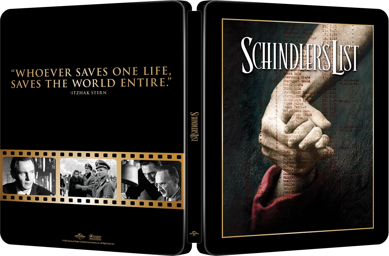 Schindler's List: Theatrical Poster 4K UHD & Blu-Ray Steelbook (2026)