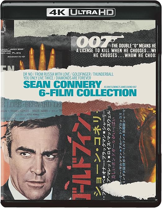 JAMES BOND: SEAN CONNERY COLLECTION (1-5 + 7) - UHD