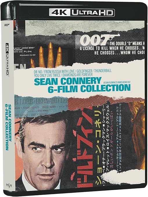 JAMES BOND: SEAN CONNERY COLLECTION (1-5 + 7) - UHD