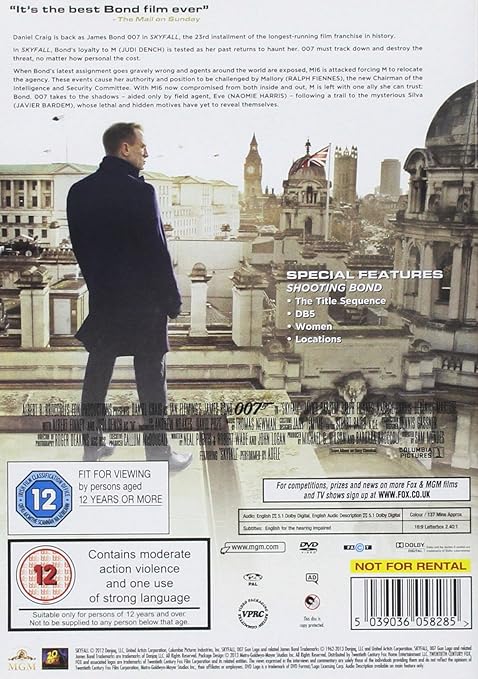 JAMES BOND (023): SKYFALL - DVD