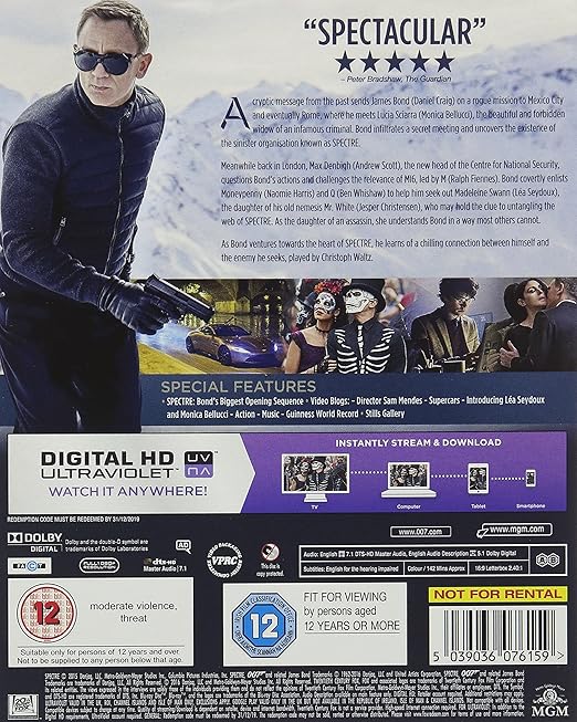 JAMES BOND (024): SPECTRE - Blu-ray