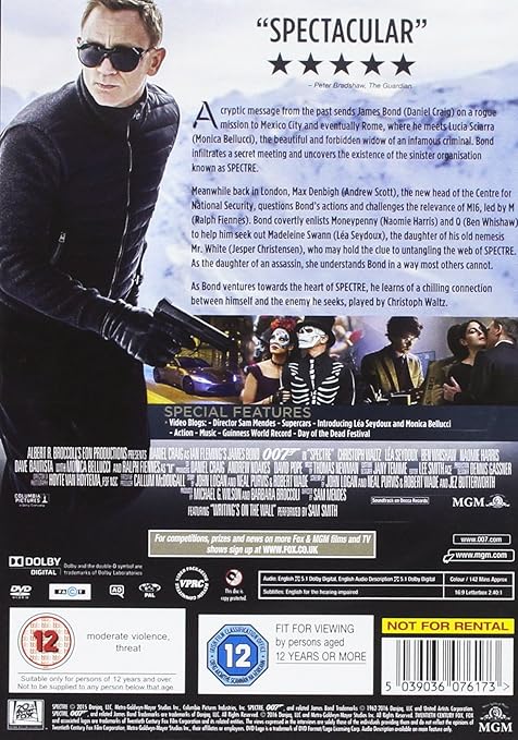 JAMES BOND (024): SPECTRE - DVD