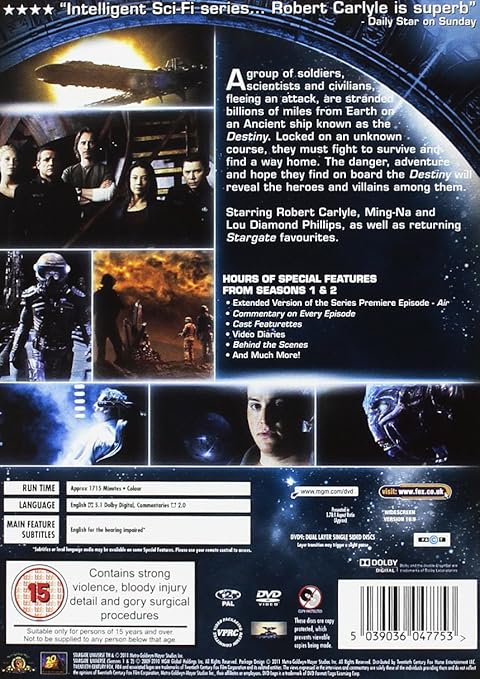 STARGATE UNIVERSE: COMPLETE SEASONS 1-2 - DVD
