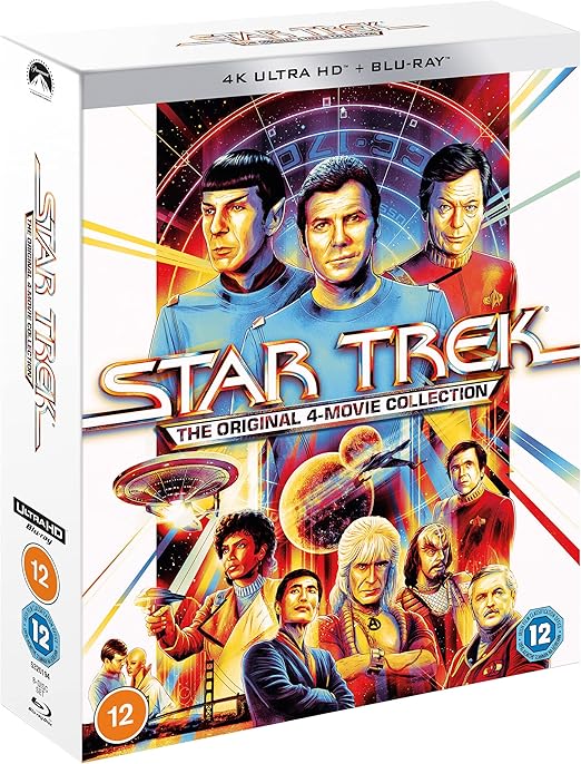 STAR TREK ORIGINAL 4 MOVIE UHD BD