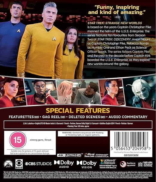 STAR TREK: STRANGE NEW WORLDS - SEASON 1 4K
