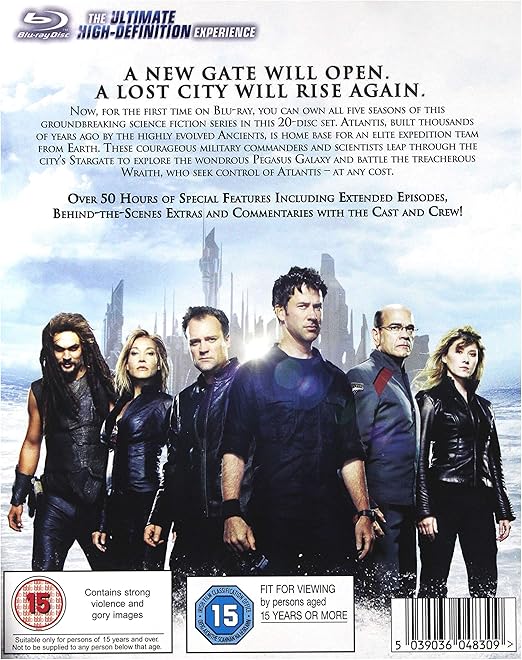 STARGATE ATLANTIS: COMPLETE SEASONS 1 - 5 - Blu-ray