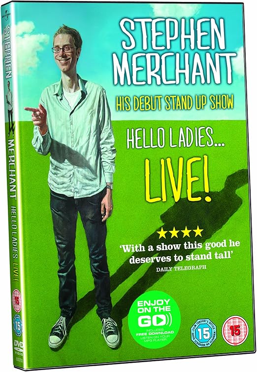STEPHEN MERCHANT HELLO LADIES LIVE DVD