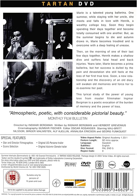 SUMMER INTERLUDE - DVD
