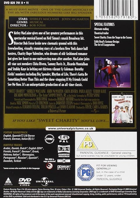 SWEET CHARITY DVD