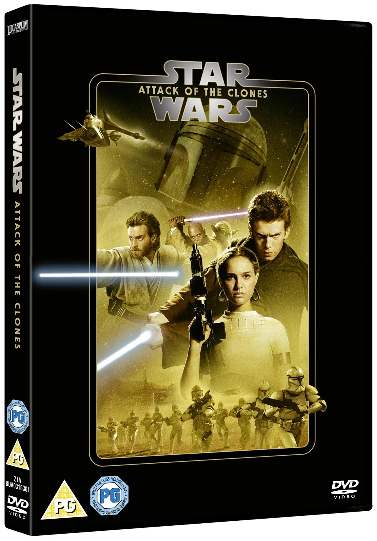 Star Wars Attack of the Clones DVD