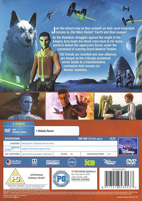 Star Wars Rebels Season 4 DVD