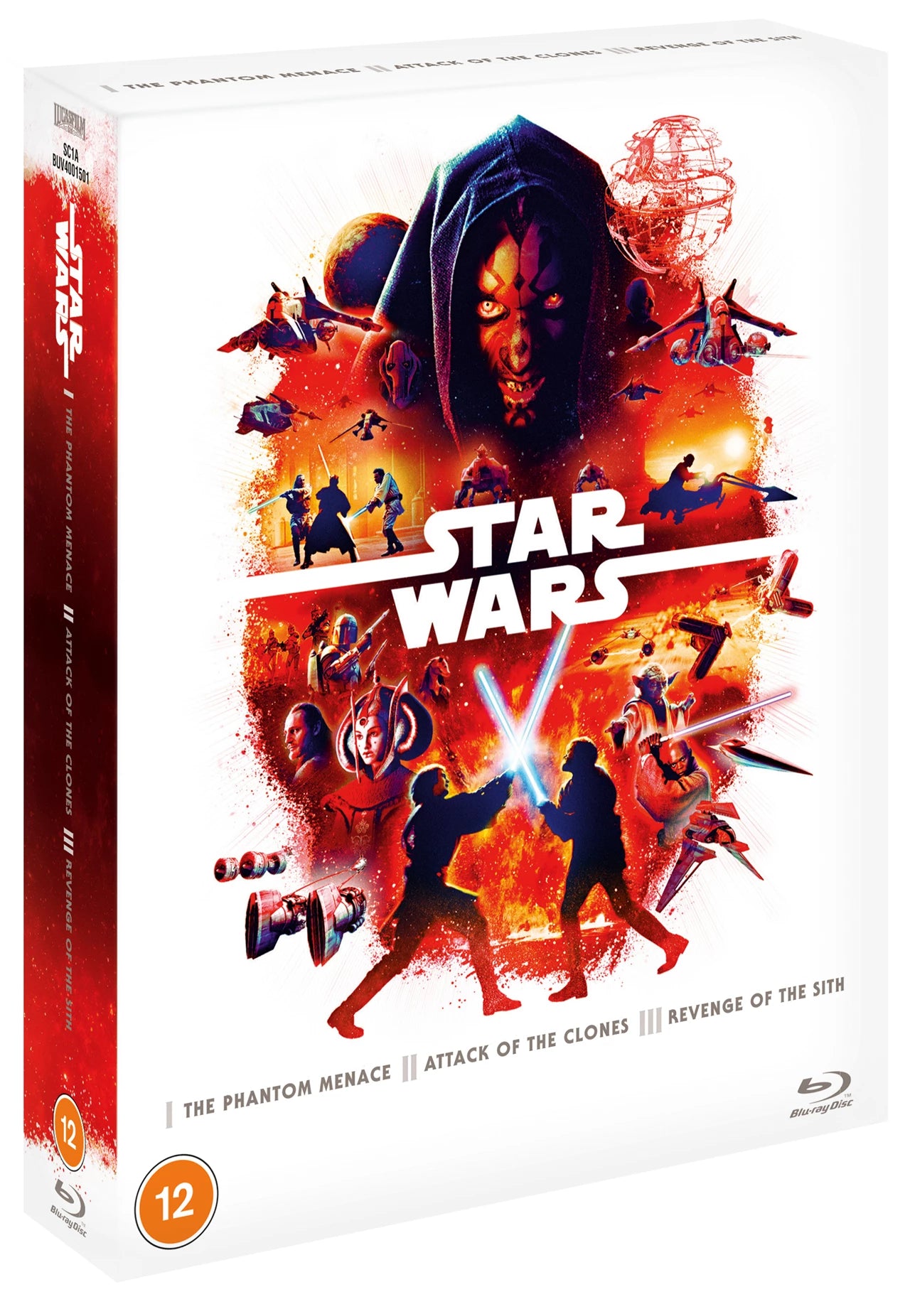 Star Wars Trilogies (BD): Episodes 1-3