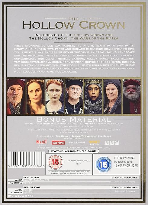 The Hollow Crown - Series 1-2 DVD