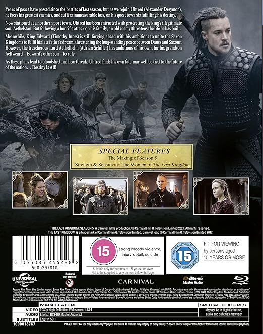The Last Kingdom season 5 Blu-ray