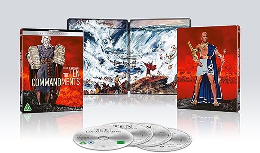 THE TEN COMMANDMENTS 4K+BD STEELBOOK