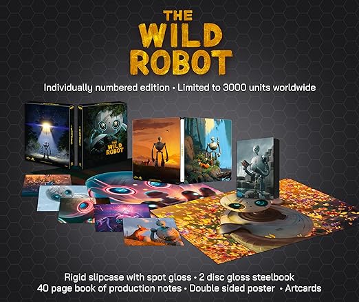 Wild Robot Ultimate Collector’s Edition UHD & Blu-Ray Steelbook - PRE-ORDER 03-November-2025