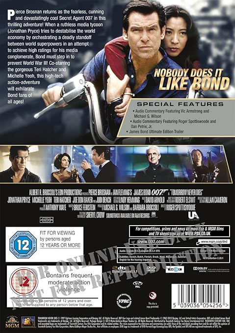 JAMES BOND (018): TOMORROW NEVER DIES - DVD