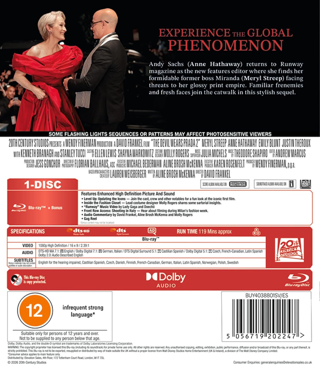 The Devil Wears Prada 2 PRE-ORDER-3-AUGUST-2026