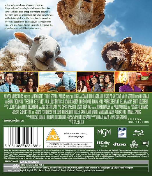 The Sheep Detectives Blu-Ray - PRE-ORDER-24-AUGUST-2026
