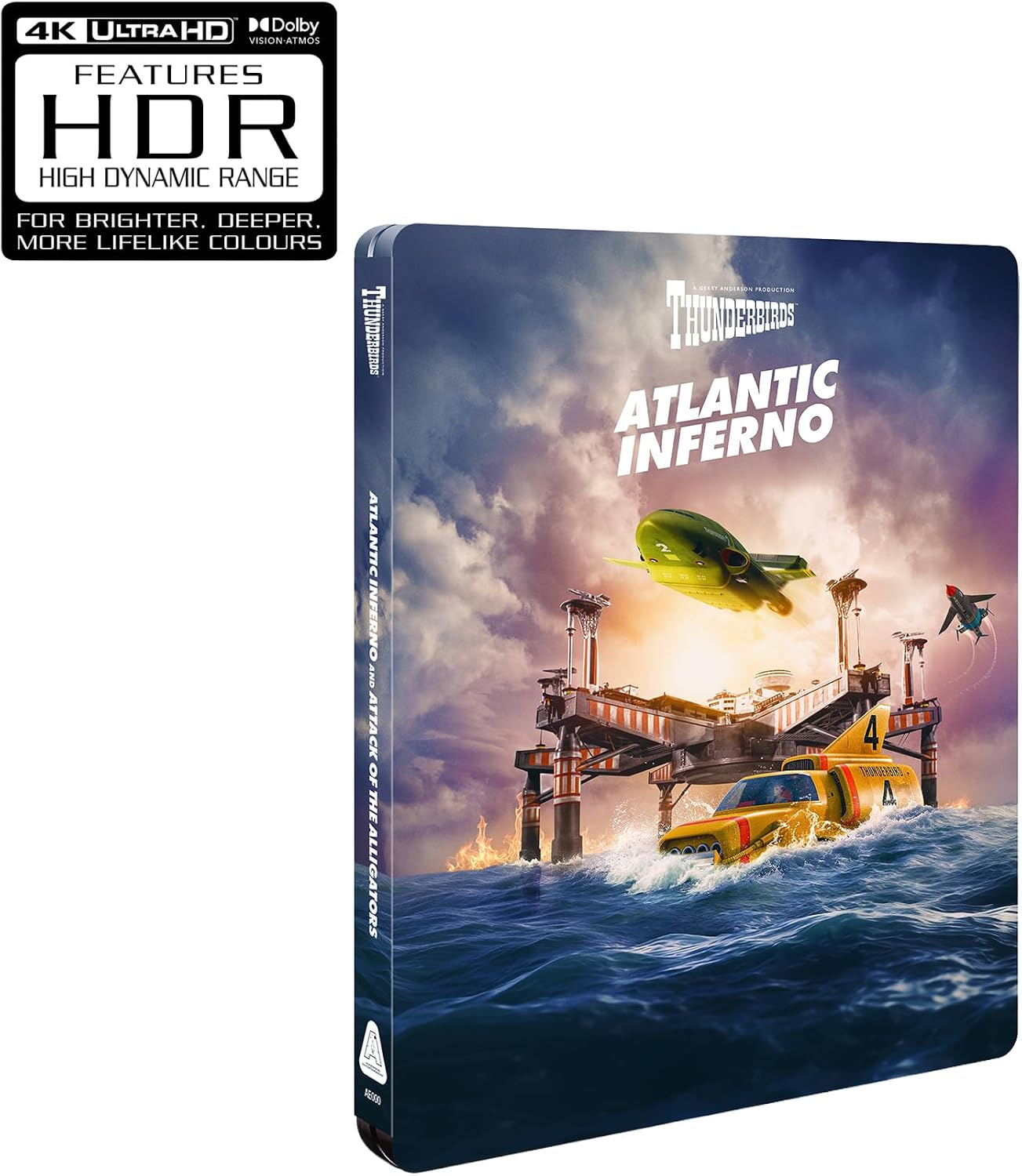 THUNDERBIRDS: ATLANTIC INFERNO/ATTACK OF THE ALLIGATORS! 4K COLLECTORS EDITION STEELBOOK - PRE-ORDER-28-SEPTEMBER-2026