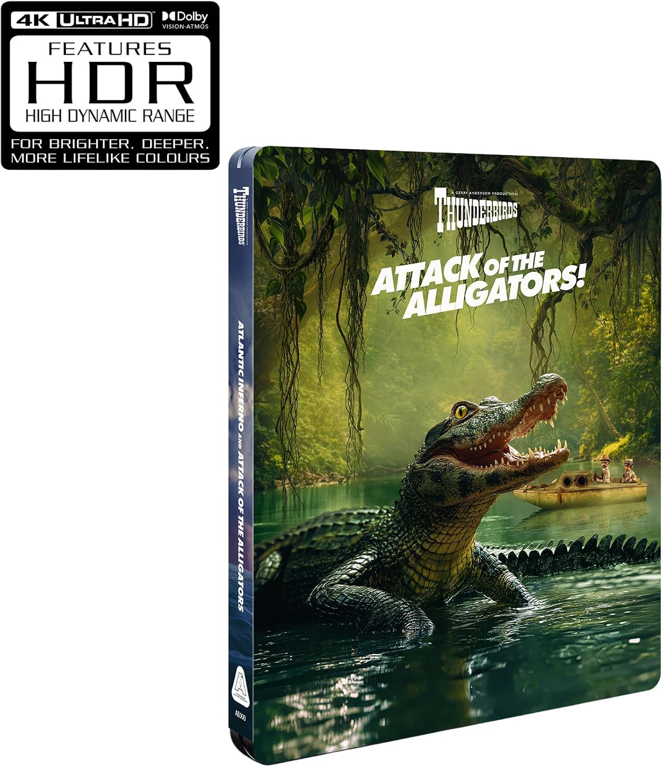 THUNDERBIRDS: ATLANTIC INFERNO/ATTACK OF THE ALLIGATORS! 4K COLLECTORS EDITION STEELBOOK - PRE-ORDER-28-SEPTEMBER-2026