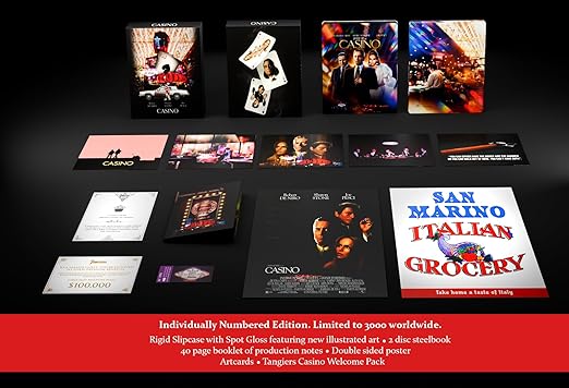 Casino Ultimate Collector’s Edition UHD & Blu-Ray Steelbook - PRE-ORDER-TBC