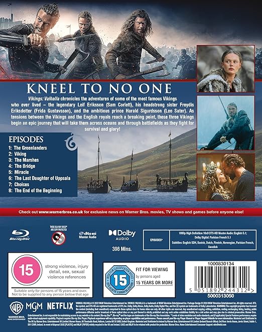 VIKINGS VALHALLA: SEASON 1 - Blu-ray