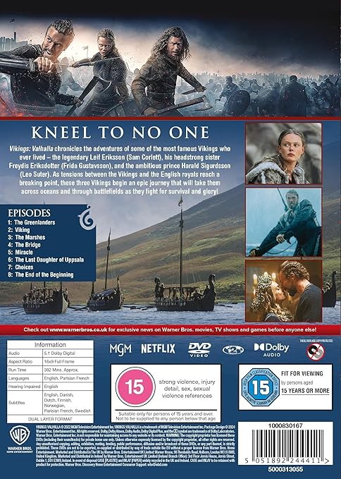 VIKINGS VALHALLA: SEASON 1 - DVD