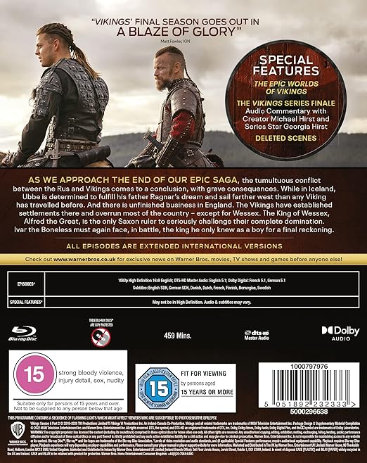 VIKINGS: SEASON 6 PART 2 - Blu-ray