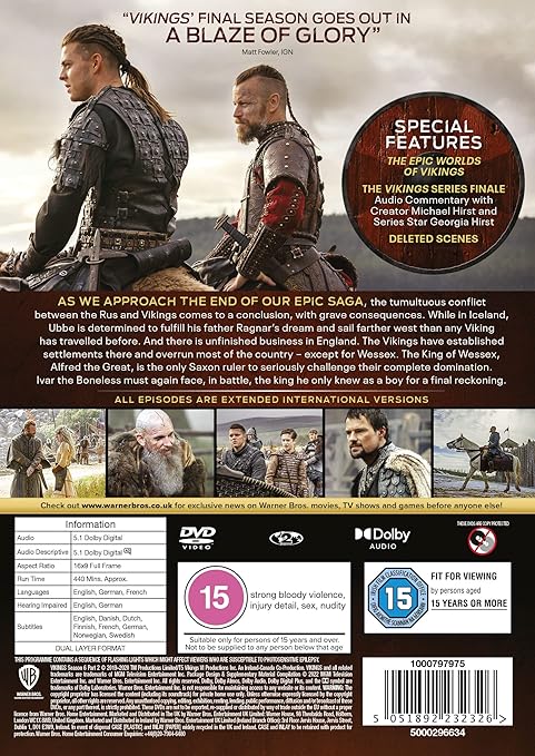 VIKINGS: SEASON 6 PART 2 - DVD