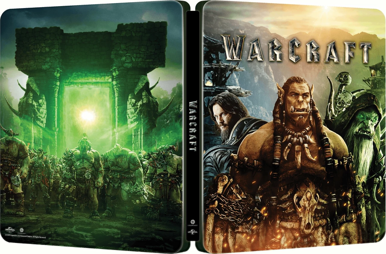 Warcraft 10th Anniversary 4K UHD & Blu-Ray Steelbook - PRE-ORDER-15-JUNE-2026