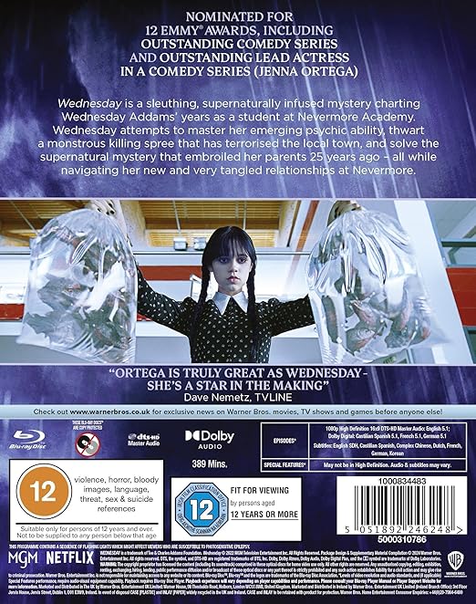 WEDNESDAY: SEASON 1 - Blu-ray